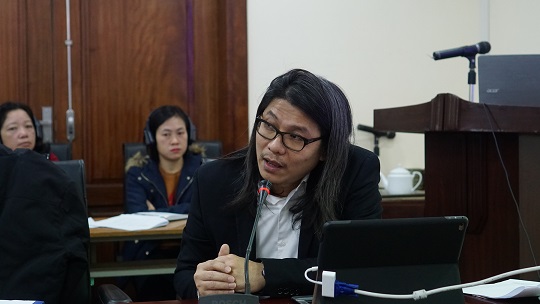 TS. Stan BH Tan-Tangbau (Đại học RMIT) trình bày báo cáo