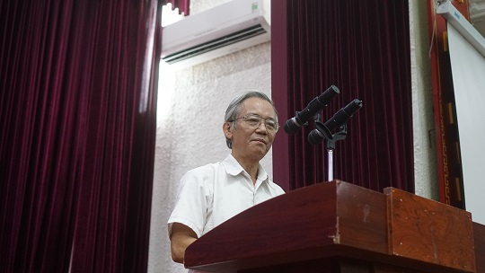 PGS.TS Lâm Bá Nam phát biểu tại buổi lễ